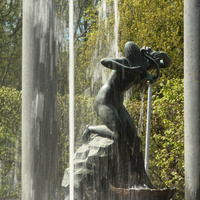 Скульптура нимфы Аганиппы