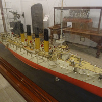 Центральный Военно-Морской музей. Модель крейсера "Варяг".