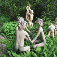 Париккала. Парк скульптур "Патсаспуйсто" (Мистический лес)-скульптор Вейё Рёнккёнэн