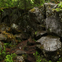 Территория вокруг водопада Ахвенкоски