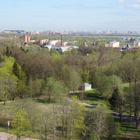 Вид на Пушкин со смотровой площадки