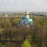 Вид на Пушкин со смотровой площадки