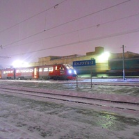 Станция Калуга I. Дизель-поезд на Тулу — Узловую.