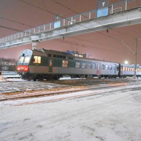 Станция Калуга I. Состав поезда на Фаянсовую