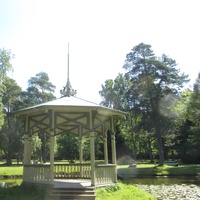 Нарва-Йыэсуу, беседка в парке