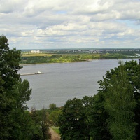 Река Волга - Вид с В.Волжской Набережной