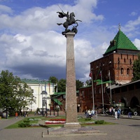 Кремль - Скульптура "Георгий Победоносец"
