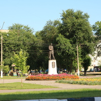 Проспект Маршала Борзова, памятник маршалу морской авиации И.И. Борзову