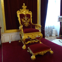 Гатчинский дворец. Верхняя тронная Павла I.