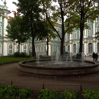 Сквер во дворе Зимнего дворца