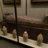 Зал Древнего Египта. Саркофаг жреца Па-ди-исета.