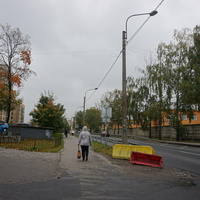 На улице Аккуратова.