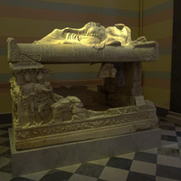 Зал культуры и искусства античных городов Северного Причерноморья. Саркофаг.