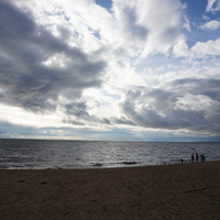 Золотой пляж.Финский залив.