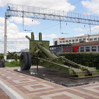 Пушка А-19 в музее Московского ЖД вокзала