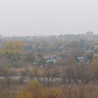 Вид с железнодорожного моста над Водяной рекой.
