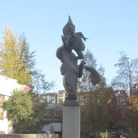 скульптура - фонтан Сказки детства