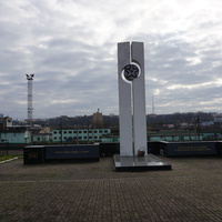 Обелиск погибшим железнодорожникам в вов.