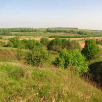 Общий вид хутора Выдрин.