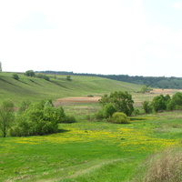Вид на дальний хутор Выдрин со стороны ближнего хутора.
