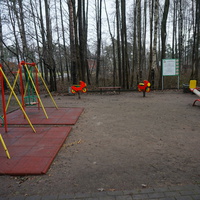 В сквере Чернобыльцев.