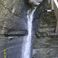 Один из каскадов водопада Шапсуг на реке Бекишей, притока реки Аше у аула Калеж