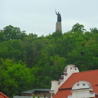 Вид на Замкову(Богданову) гору.