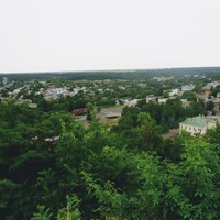 Вид на Чигирин з Замкової(Богданової)гори.