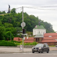 Чигирин,вид на резиденцію Богдана Хмельницького,церкву Петра і Павла, Богданову гору.