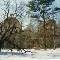 Никольский храм у деревни Курилово. 1998г.