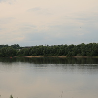 Сосновка, река Ока, вид в сторону села Белые Колодези