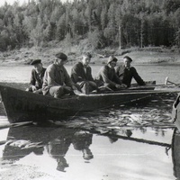 Акимская бригада рыбаков.р.Ижма.1963г
