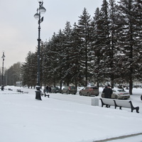 В парке Победы.