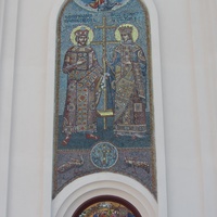 Ленинское. Константино-Еленинский монастырь. Церковь Константина и Елены, фрагмент