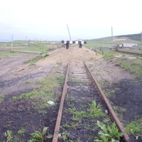 Крайняя северная точка рельсового пути на станции Ильинск
