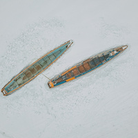 Замерзшие лодки