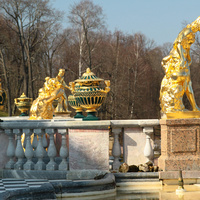 Терраса Большого Петергофского дворца