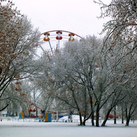 Зимний парк.