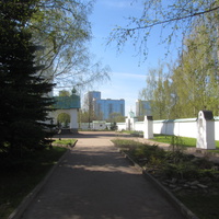 Парк Город Героев. На территории  храма Сергия Радонежского