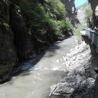 Чегемские водопады река.