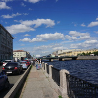 Набережная реки Фонтанки.