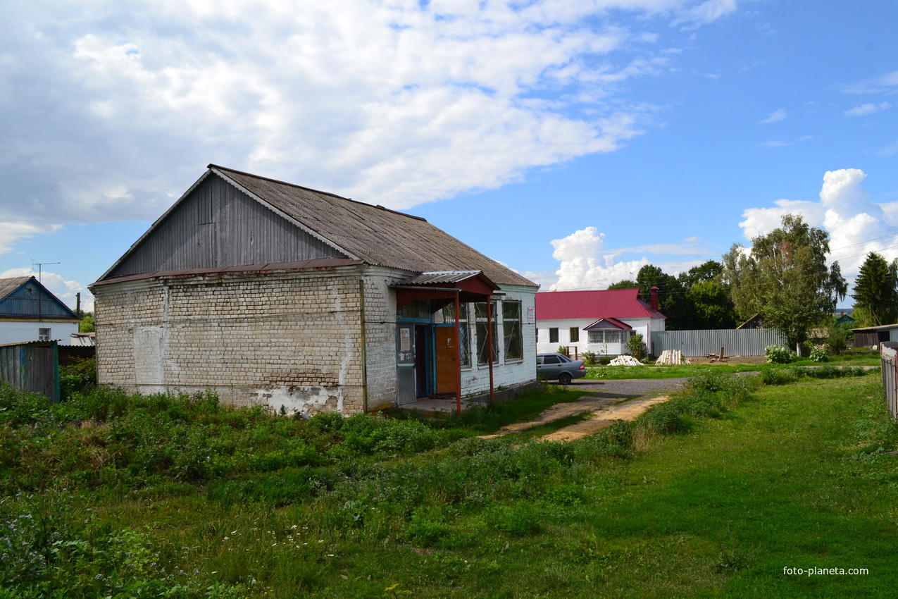 Магазин в деревне Большая Колчёва