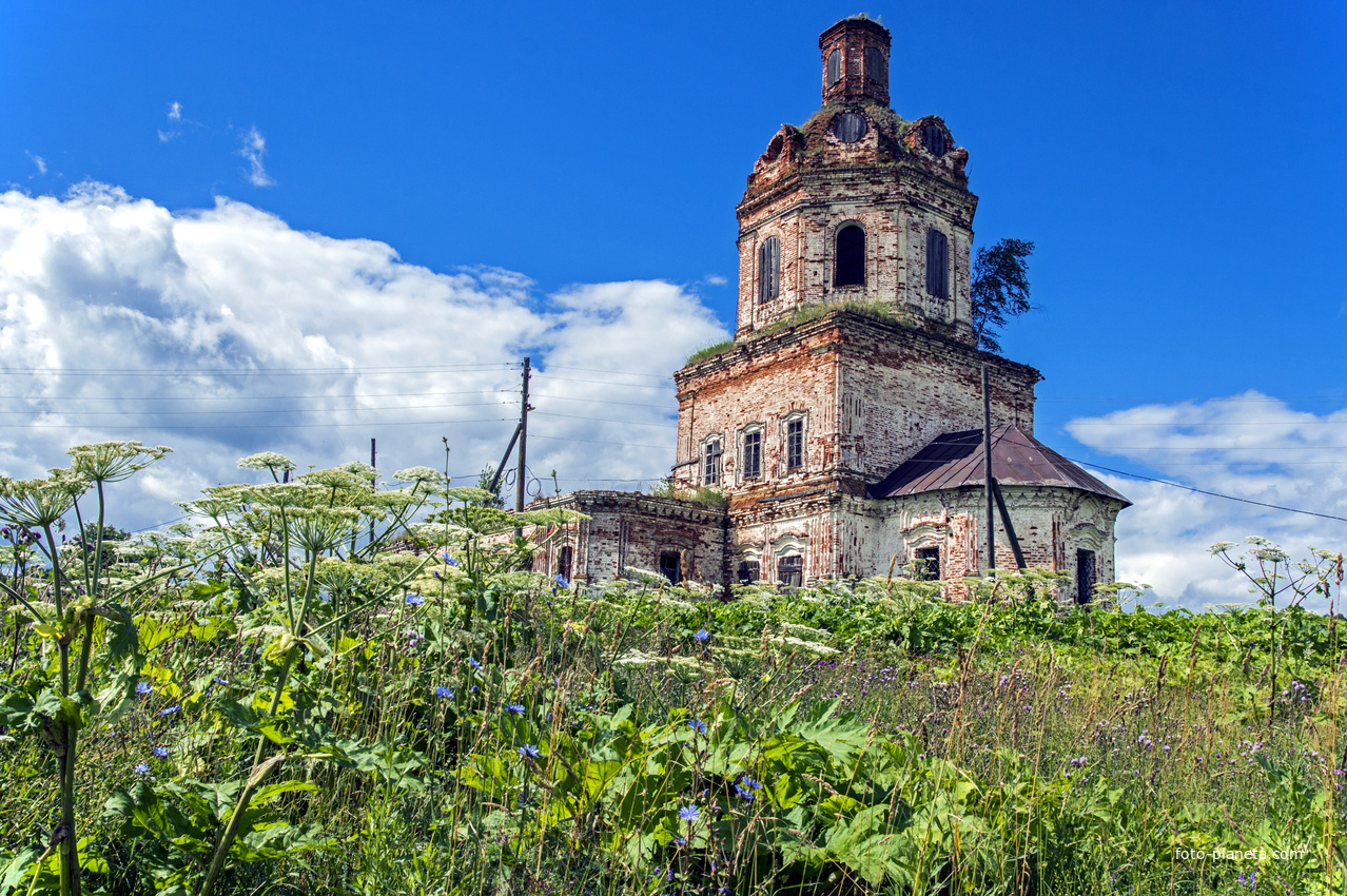 Церковь Вознесения Господня в с. Прокопье Белохолуницкого района Кировской области