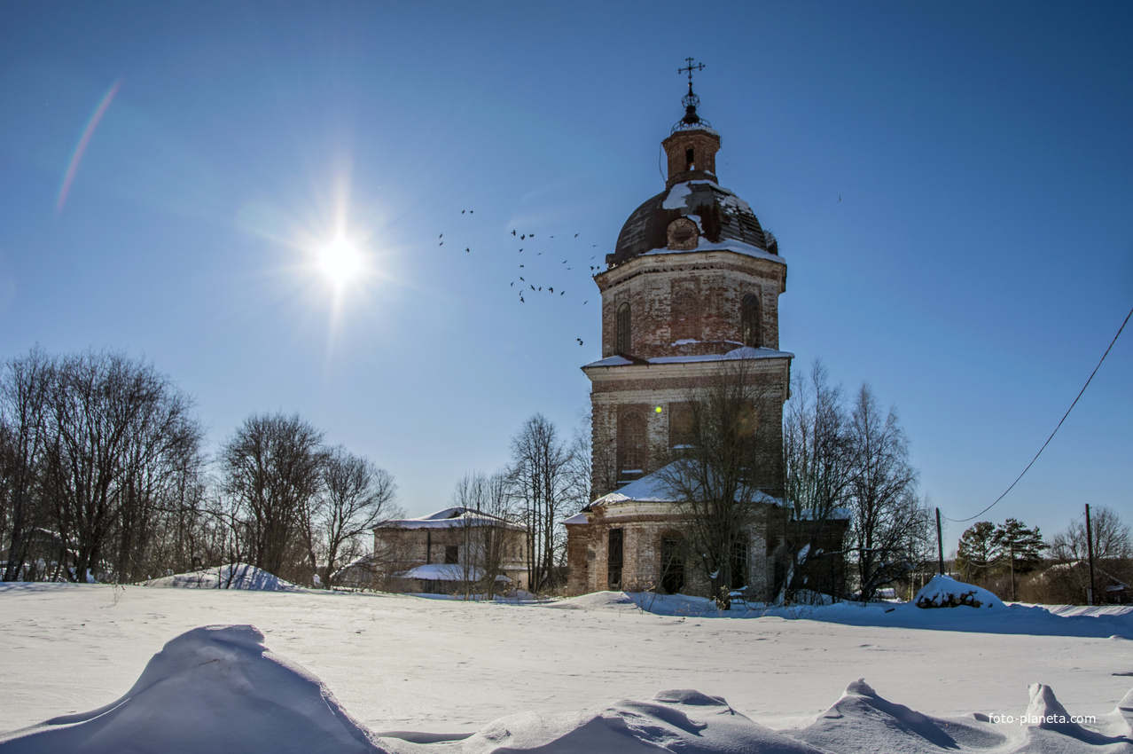 Ильинская церковь в с. Верховойское Богородского района Кировской области