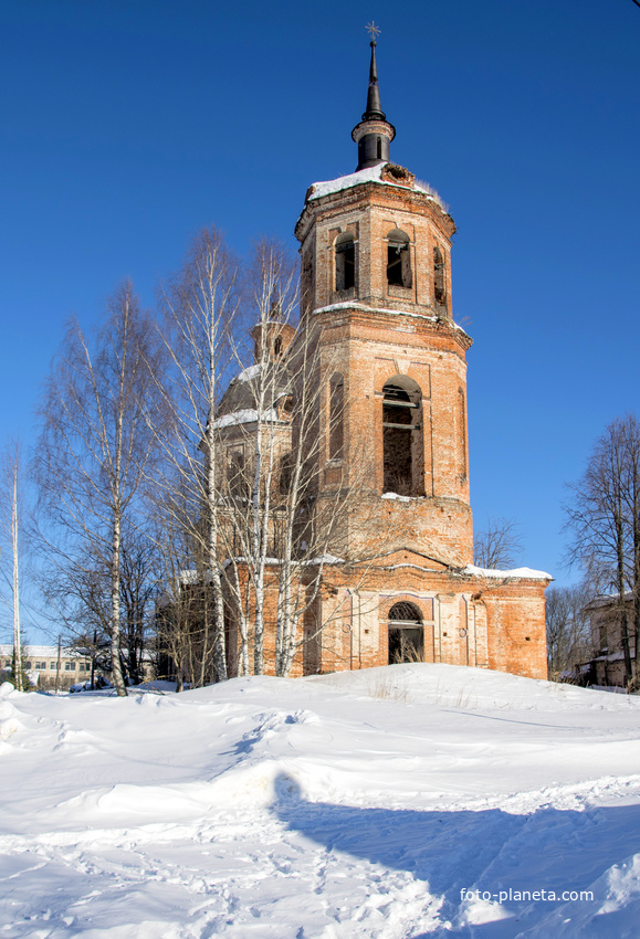 Ильинская церковь в с. Верховойское Богородского района Кировской области