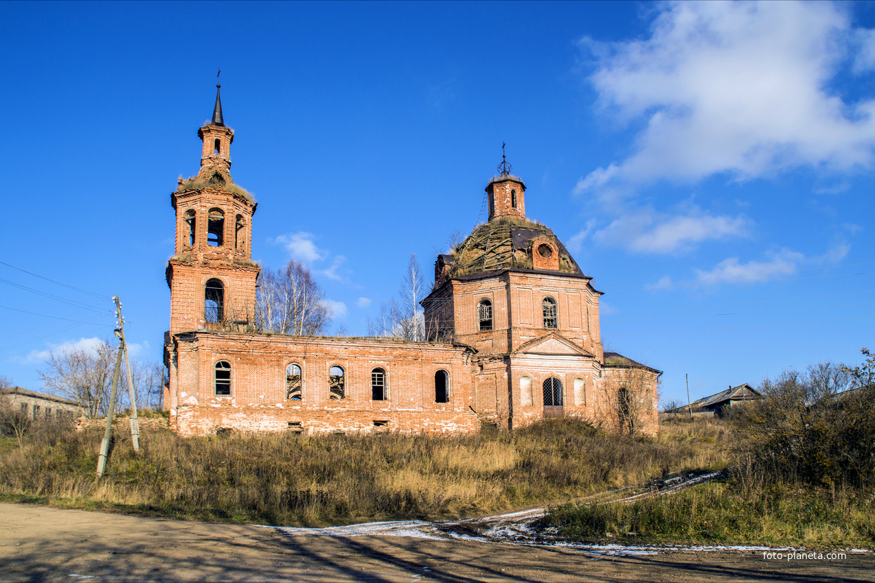 Преображенская церковь в с.  Лудяна Нолинского района