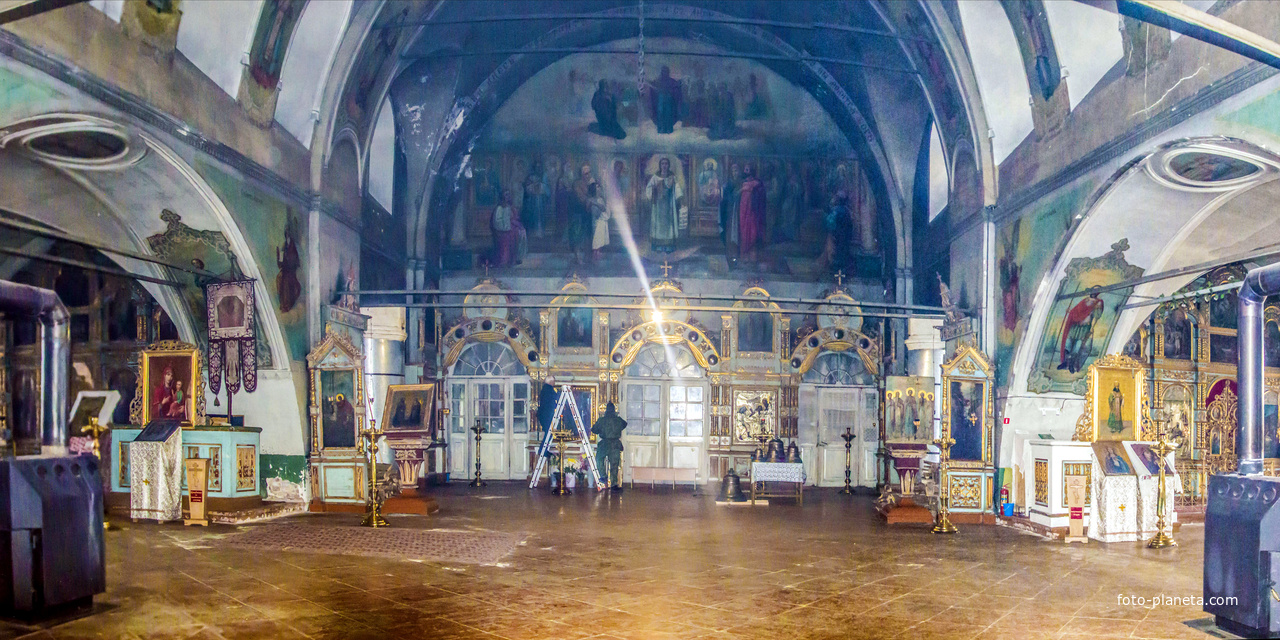 Троицкая церковь в с. Чудиново. Интерьер