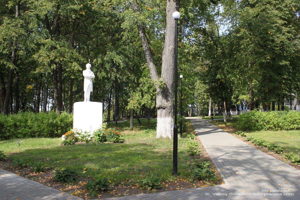 Памятник А.С. Пушкину в историко-мемориальном парке