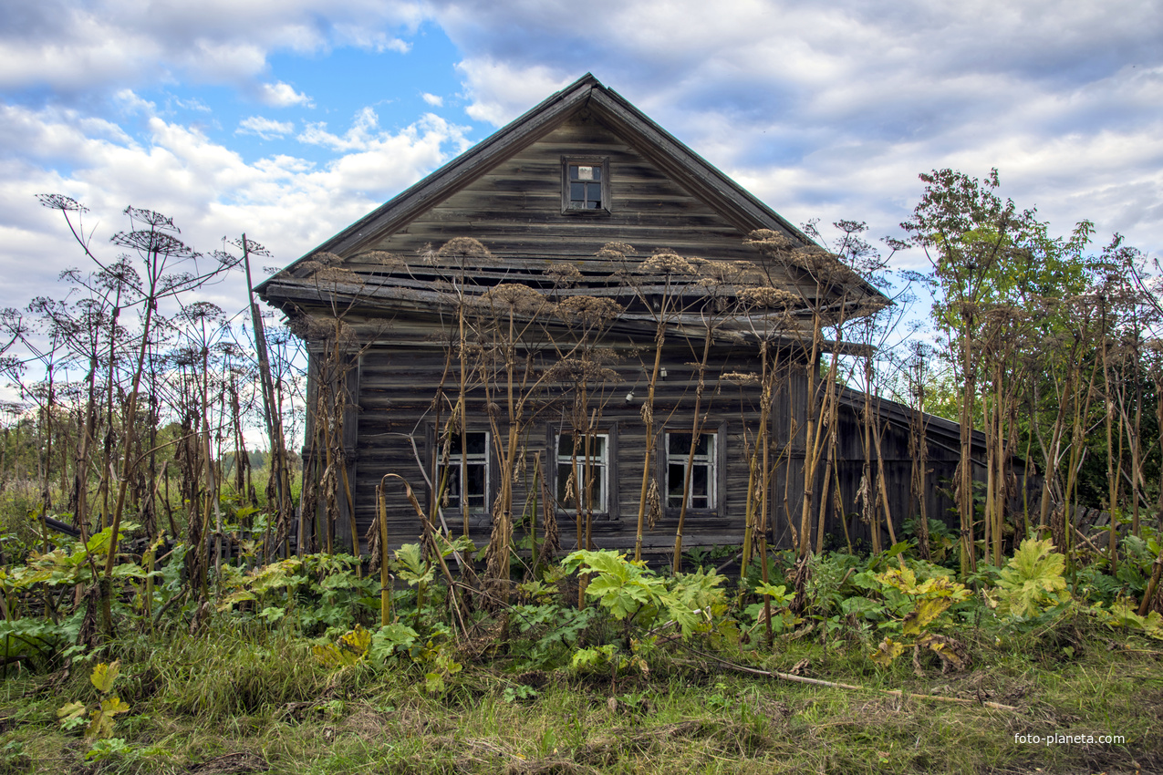 Заброшенный дом в деревне Москва Верхошижемского района