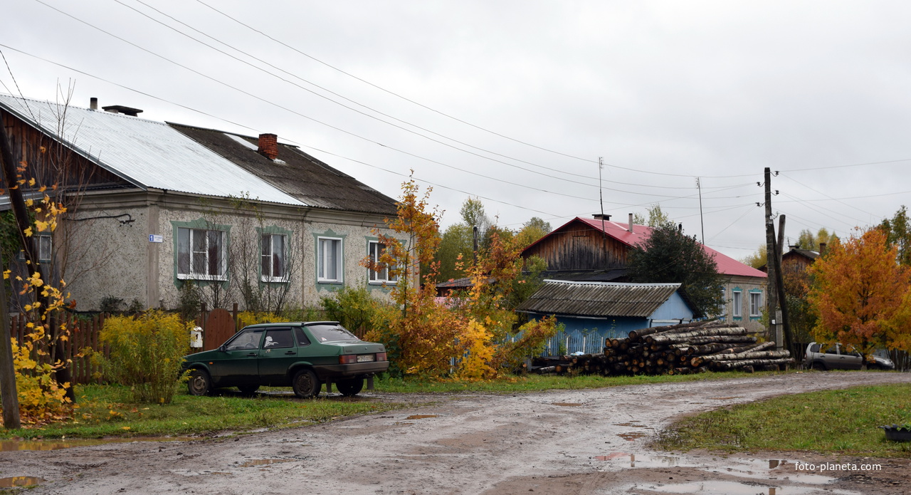 Улица в деревне Ивановщина Юрьянского района Кировской области